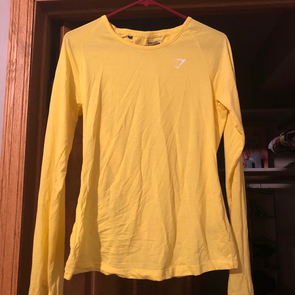 Gymshark - open cross back long sleeve -